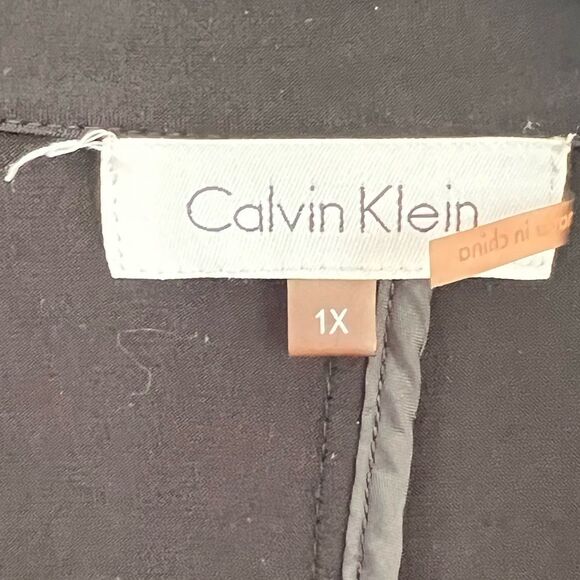 Calvin Klein Black Plus Size Blazer - Picture 5 of 7